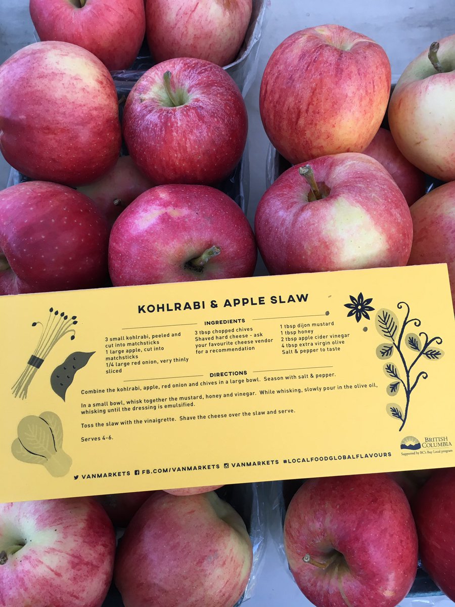 VanMarkets's tweet photo. Grab a recipe at the #MainStStation Farmers Market &amp; make yourself a nice salad! #localfoodglobalflavours https://t.co/SvvOiKIY5Z