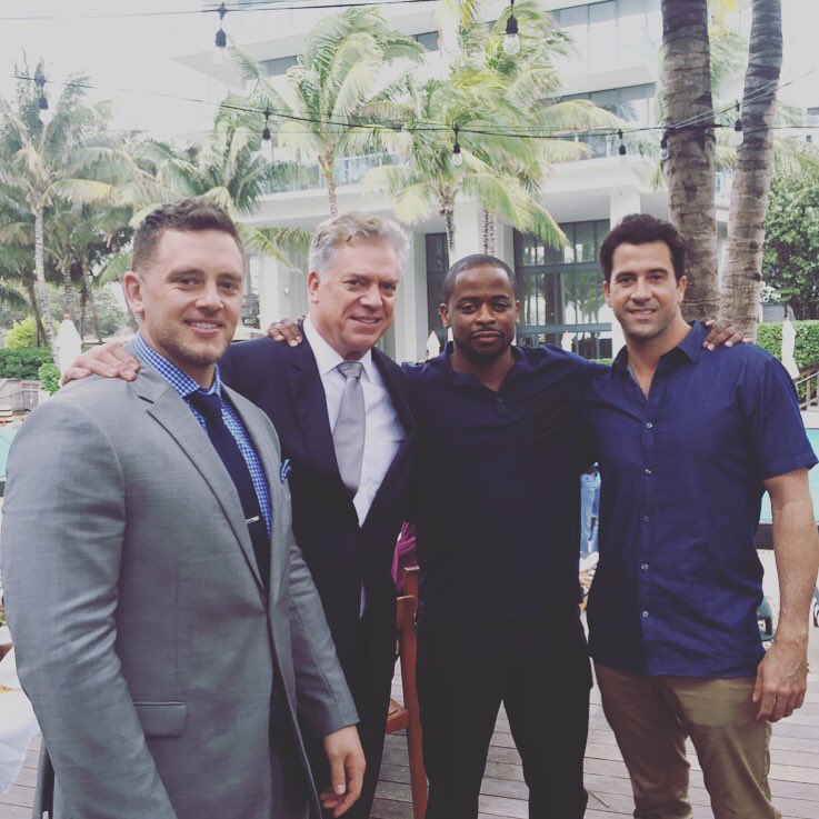 Great dudes to work w on Ep8. So much fun! <a href="/BallersHBO/">Ballers</a> <a href="/TROYGARITY/">Troy Garity</a> <a href="/DuleHill/">Not The Actor Known As Dule Hill</a> and #ChristopherMcDonald 
#BallOut