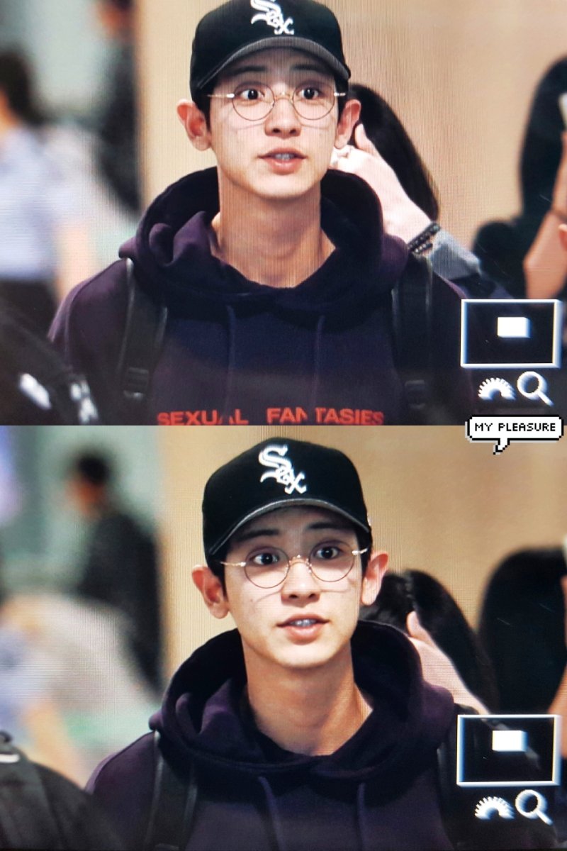 160915 인천공항 입국 #찬열 #Chanyeol 애긔👶
