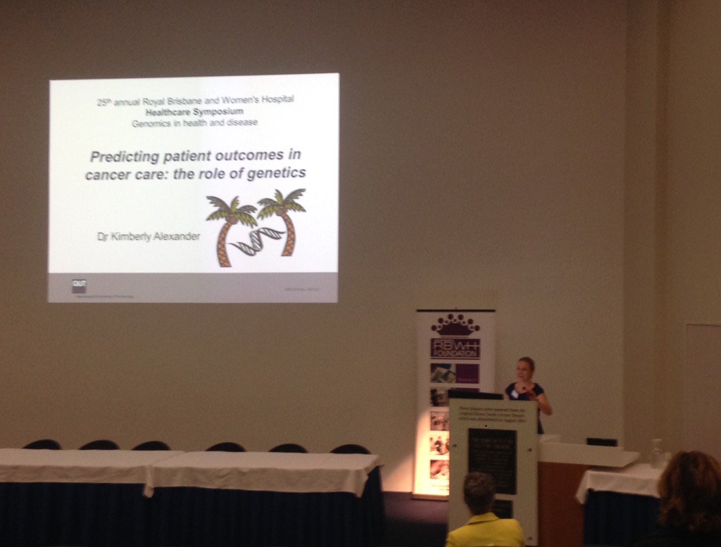 KimEAlexander's tweet photo. 2016 RBWH Healthcare Symposium on Genomics in health and disease - delighted to be invited! https://t.co/0U6uVYbw76
