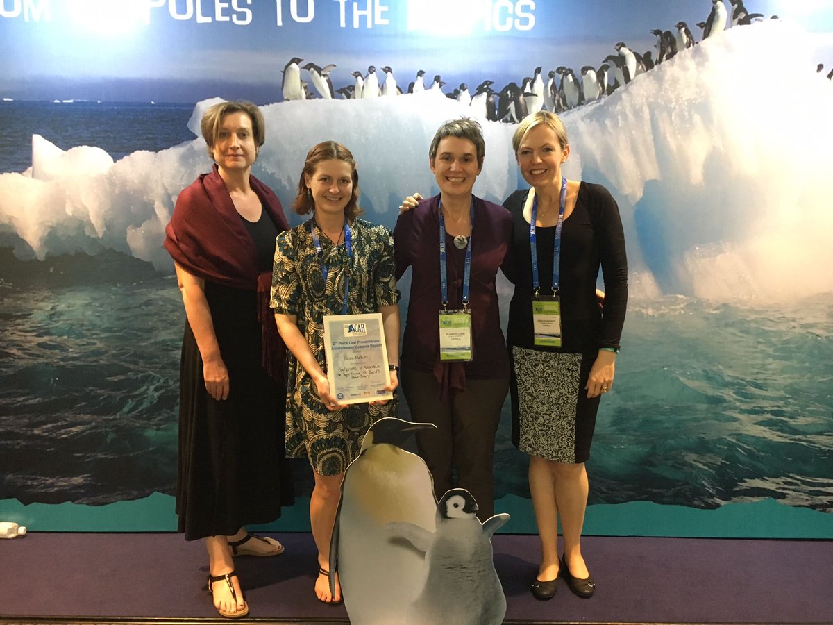 WideWhiteStage's tweet photo. #Antarctic #humanities team from @UTAS_ @IMASUTAS @ #SCAR2016 conference:
Project updates at https://t.co/A17pfOMWg7 https://t.co/CD49gYQ3oA