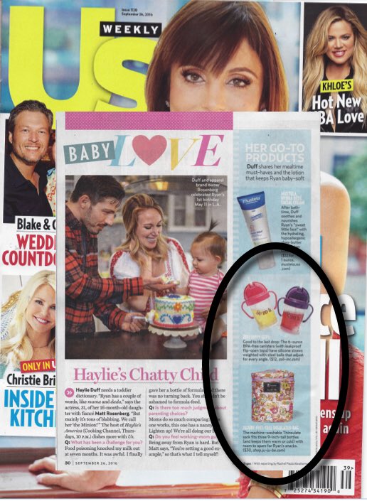 MarqueComm's tweet photo. Thanks for the @jujube_intl &amp; @ZoLidays love, @HaylieDuff, in @usweekly https://t.co/fwEzBaHAzN