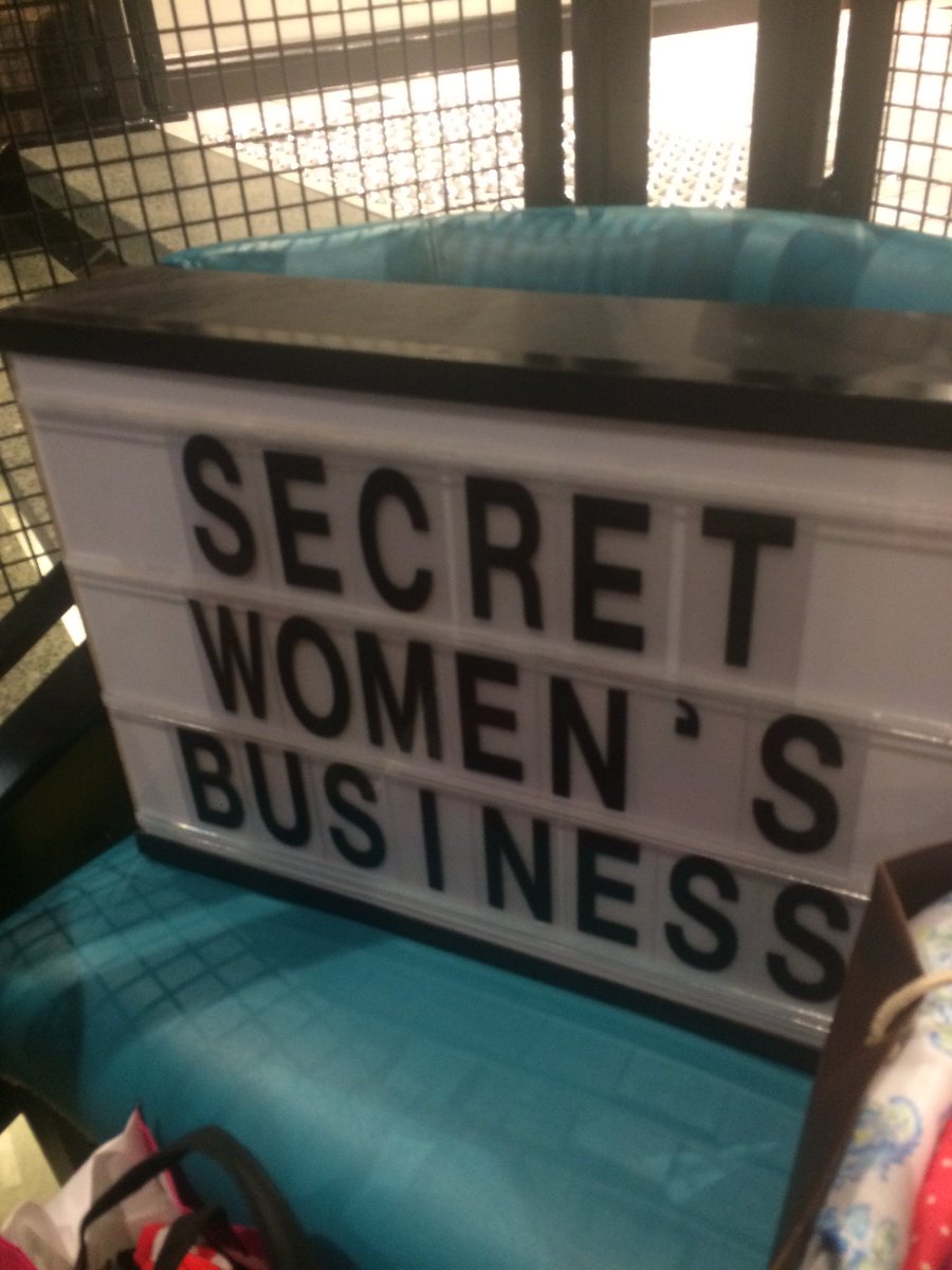 ChristineMckill's tweet photo. Secret Women's Business #3 #secretwomen'sbusiness https://t.co/Lm6YxD1JKH