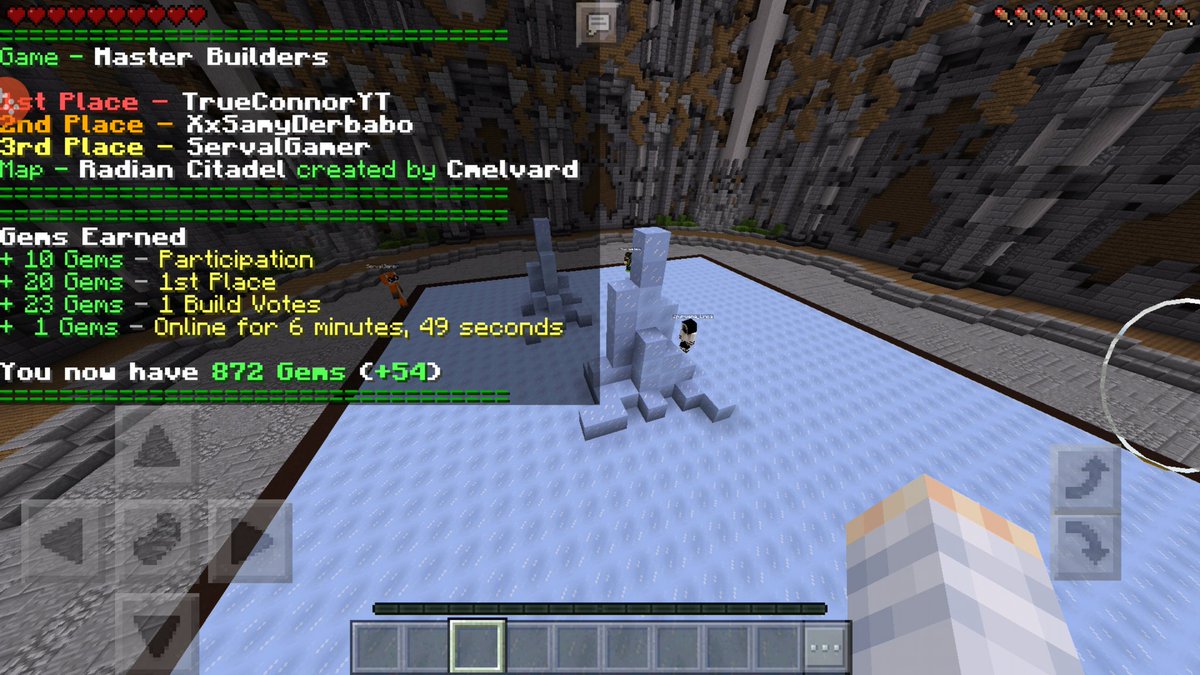 TrueConnorPlayz's tweet image. My first Build and my first Win :)