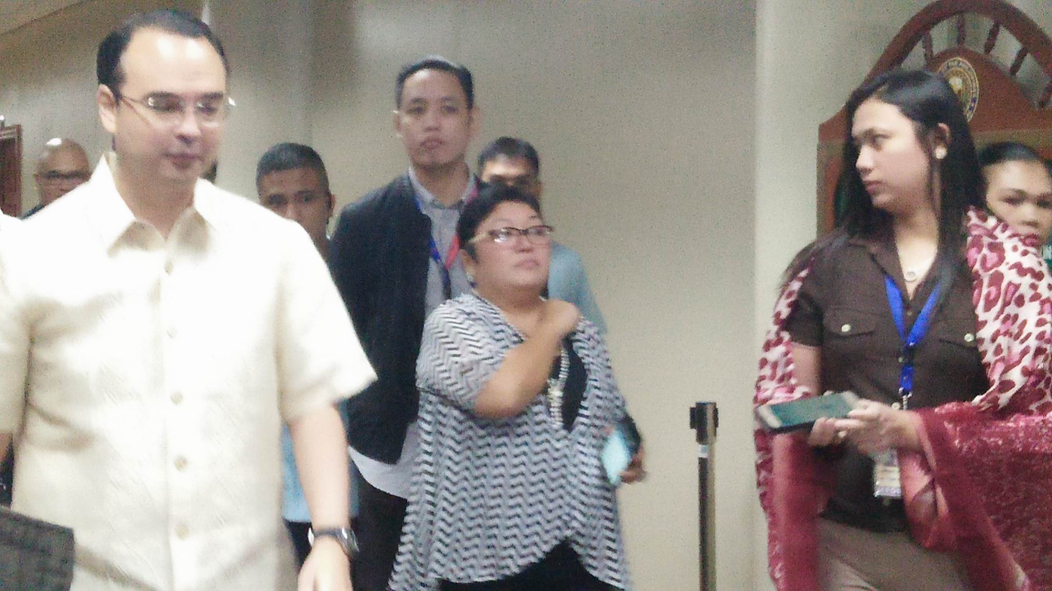 CNN Philippines on Twitter: "Cayetano leaves Senate Session Hall