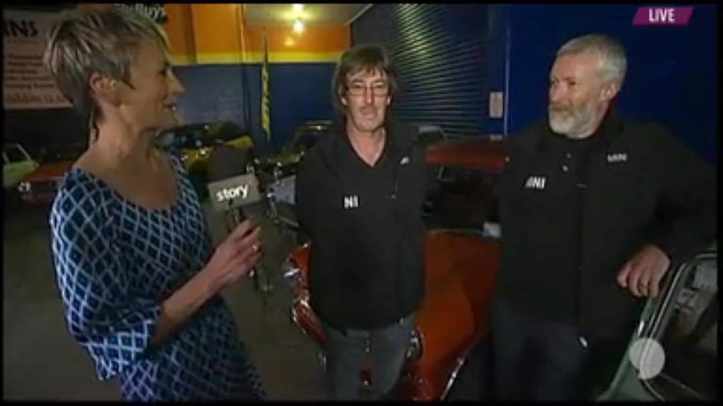 project64mini's tweet image. Big thanks to Emma and Billy from TV3's Story for braving the cold to interview Bryan and … ift.tt/2cp29po