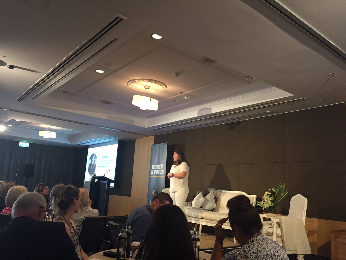 lynnecazaly's tweet photo. .@MsGenGeorge speaking about @oneshiftjobs and https://t.co/35Yb8Hj5ES #girlswhocode #startup #womeninfocus https://t.co/jMfrOuZuVr