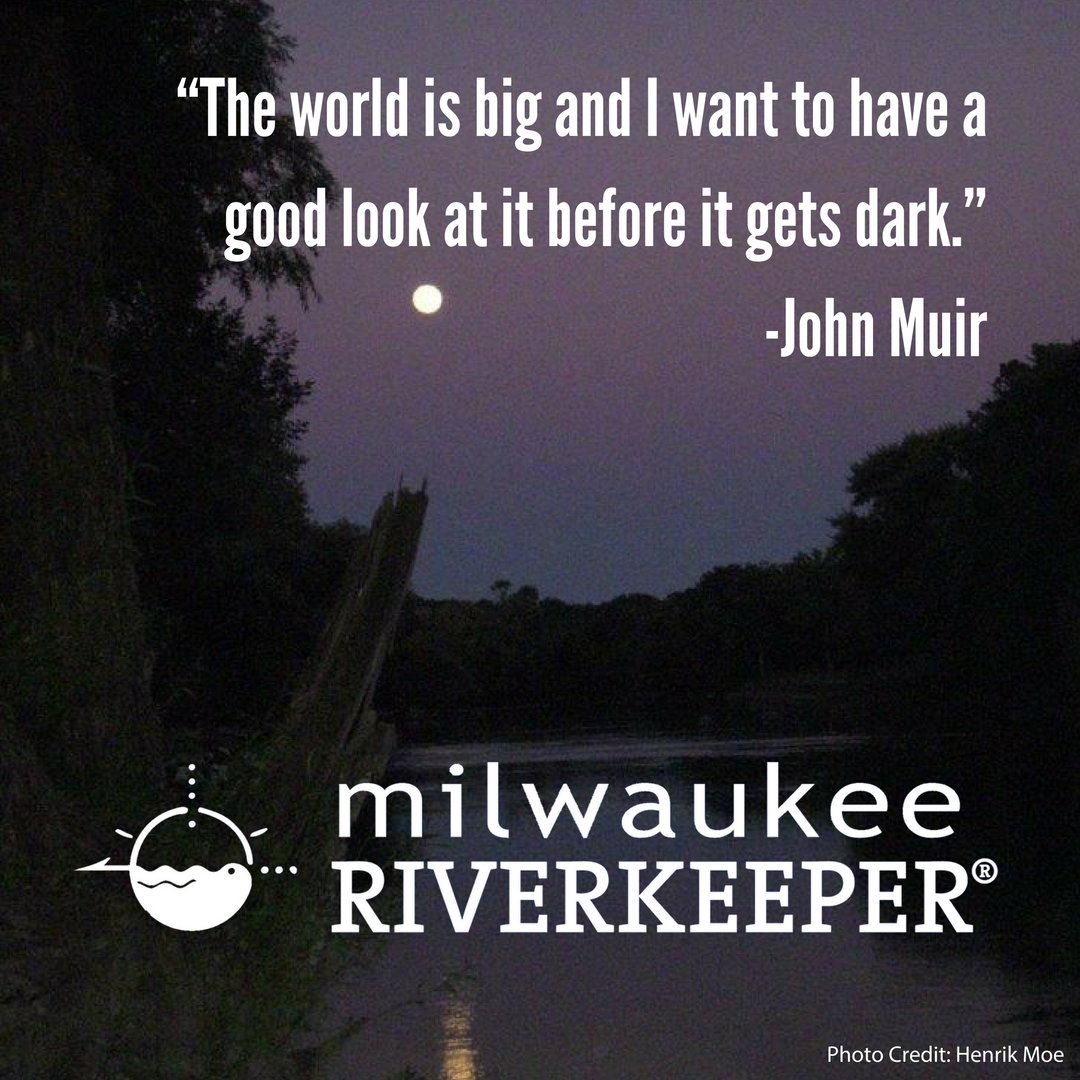 mkeriverkeeper's tweet photo. #johnmuir #wisconsin #ourthreerivers #acleanriverisafunriver https://t.co/KiBg8bTXZM