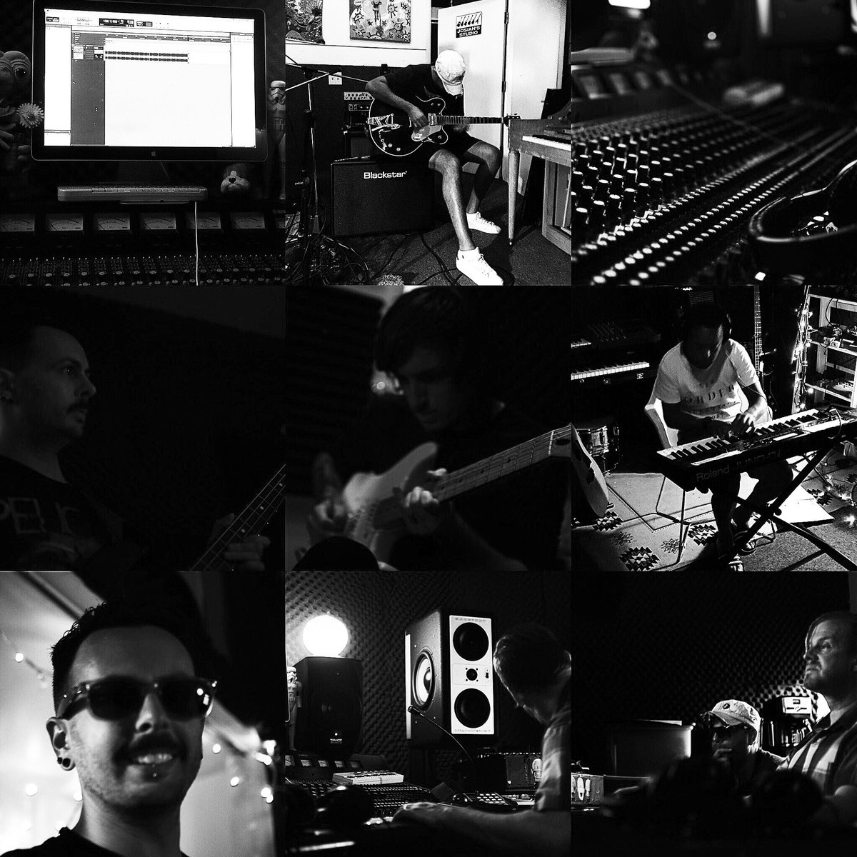 KAVblaggers's tweet photo. In the studio #recording new tracks #KAV #NewMusic #CaveStudio #Silverlake #LA https://t.co/mRb7gmflfw