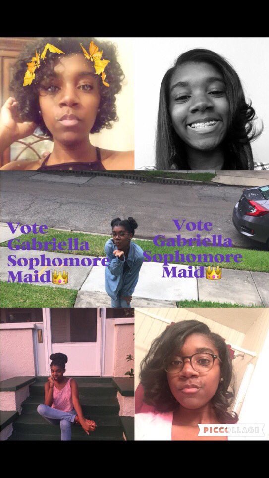 VOTE GABBIE FOR ST AUG SOPHOMORE MAID💜💛💯👑 #AugTweet #AugHomecoming