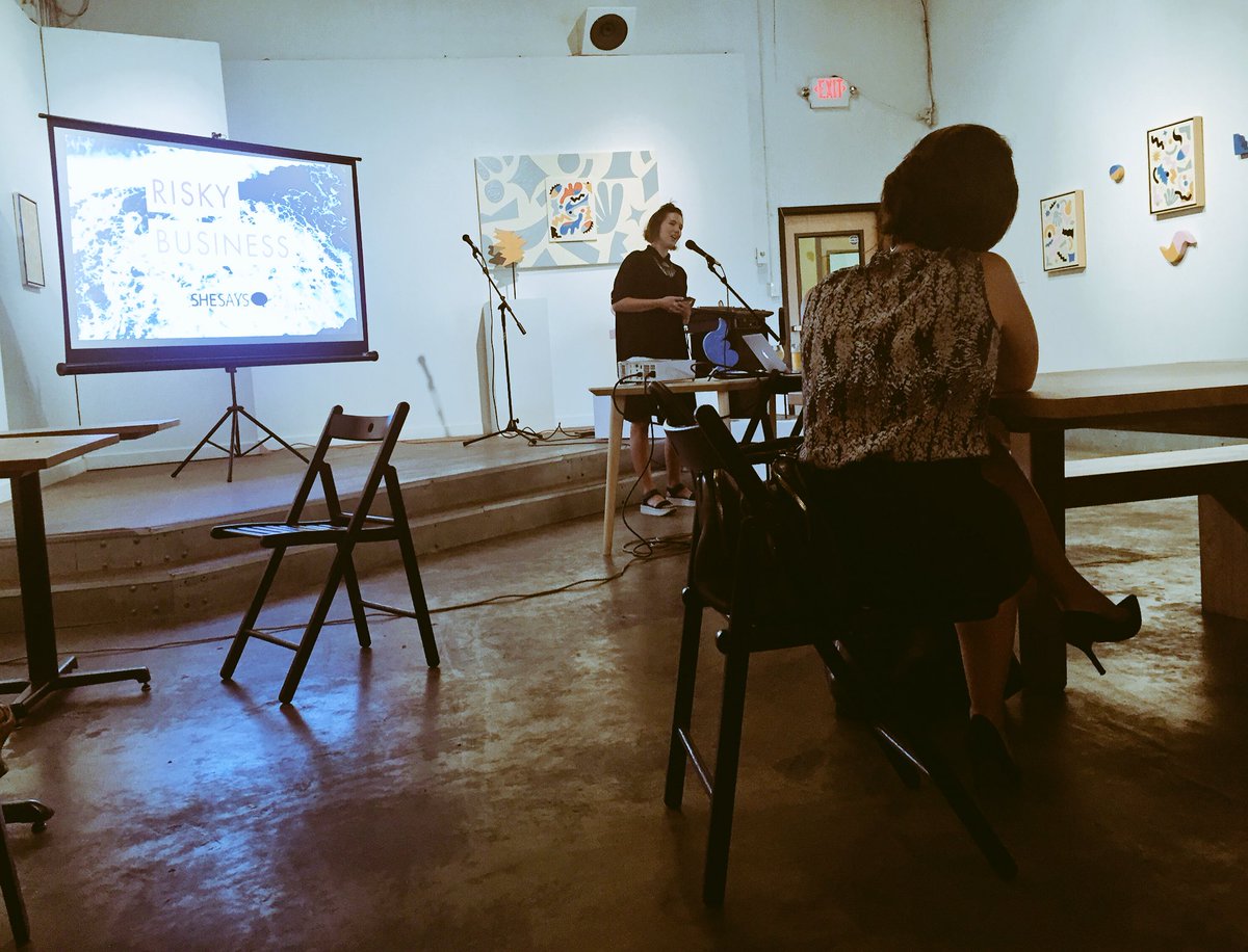 4evrginger's tweet photo. Thank you @ClaraBensen for speaking at @SheSaysATX. Such an inspiring story of risk taking. https://t.co/IkgKJ3yR7P https://t.co/eLMosYlcxL