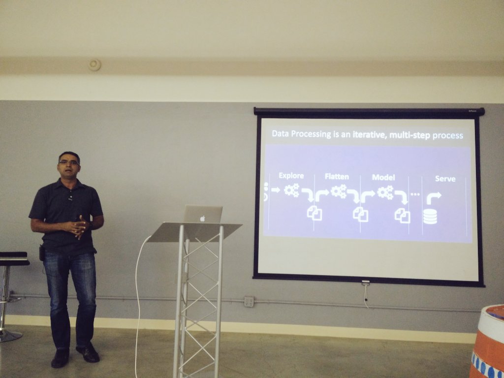 priyankanambiar's tweet photo. Nitin Lamba of @AmpoolIO introduces #Ampool to the #BDAM crowd at @CaskData HQ tonight! Check out bdam.io for more. https://t.co/XReUB2DLTP