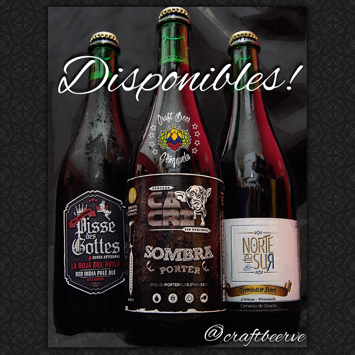 INFORMACIÓN Y PEDIDOS.
🇻🇪
📱 0424-266.93.65 (Whatsapp)
✉️ craftbeerve@gmail.com
📦 Delivery / Envíos Nacionales
🔞