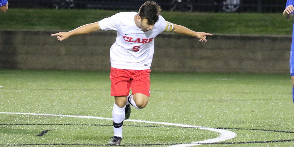MSOC: <a href="/clarkmsoccer/">Clark Men's Soccer</a> Tops <a href="/CSCAthletics/">Colby-Sawyer Athletics</a> 3-1, Behind 2 Goals From <a href="/TheZirkMan17/">TJ Zirkman</a> bit.ly/2cyUQpu #RollCougs