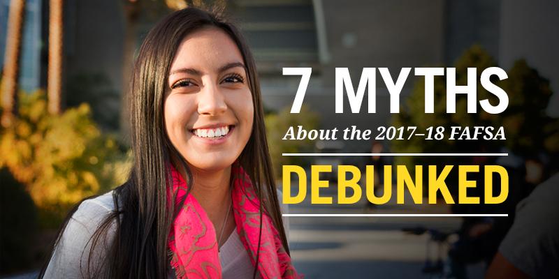 FAFSA's tweet image. Heard rumors about tax info and deadline changes? Relax, there’s no need to panic.  bit.ly/2cGzTwn