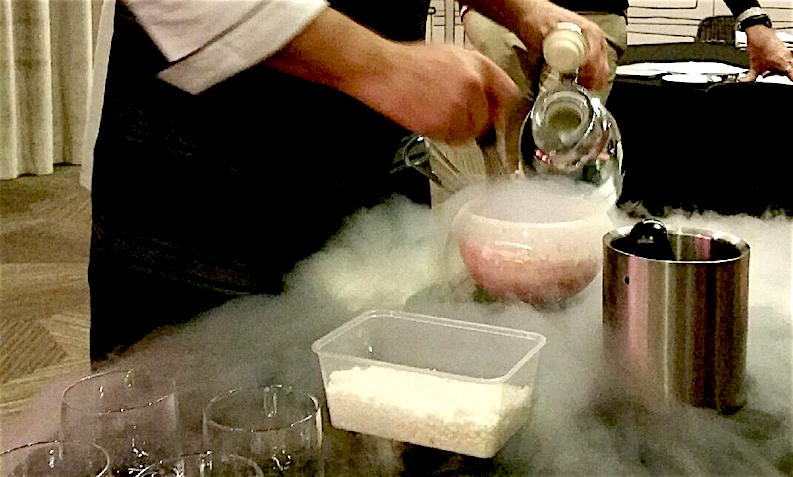 CertusSolutions's tweet photo. That's one smoking sorbet! Another incredible dish from @Simon_Gault & #ChefWatson! #CertusAccelerate @IBMAustralia https://t.co/qOrE5XxVBc