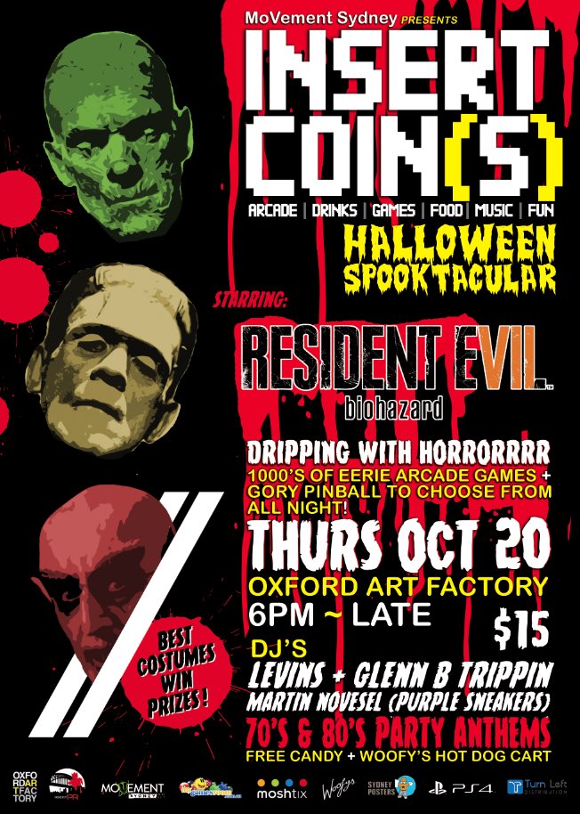 InsertCoinsAU's tweet photo. BACK! OCT 20! RESIDENT EVIL VII!!TIX ON SALE NOW!
https://t.co/UNWMeLFDnF
#insertcoinsau https://t.co/iDQd9lYUx4