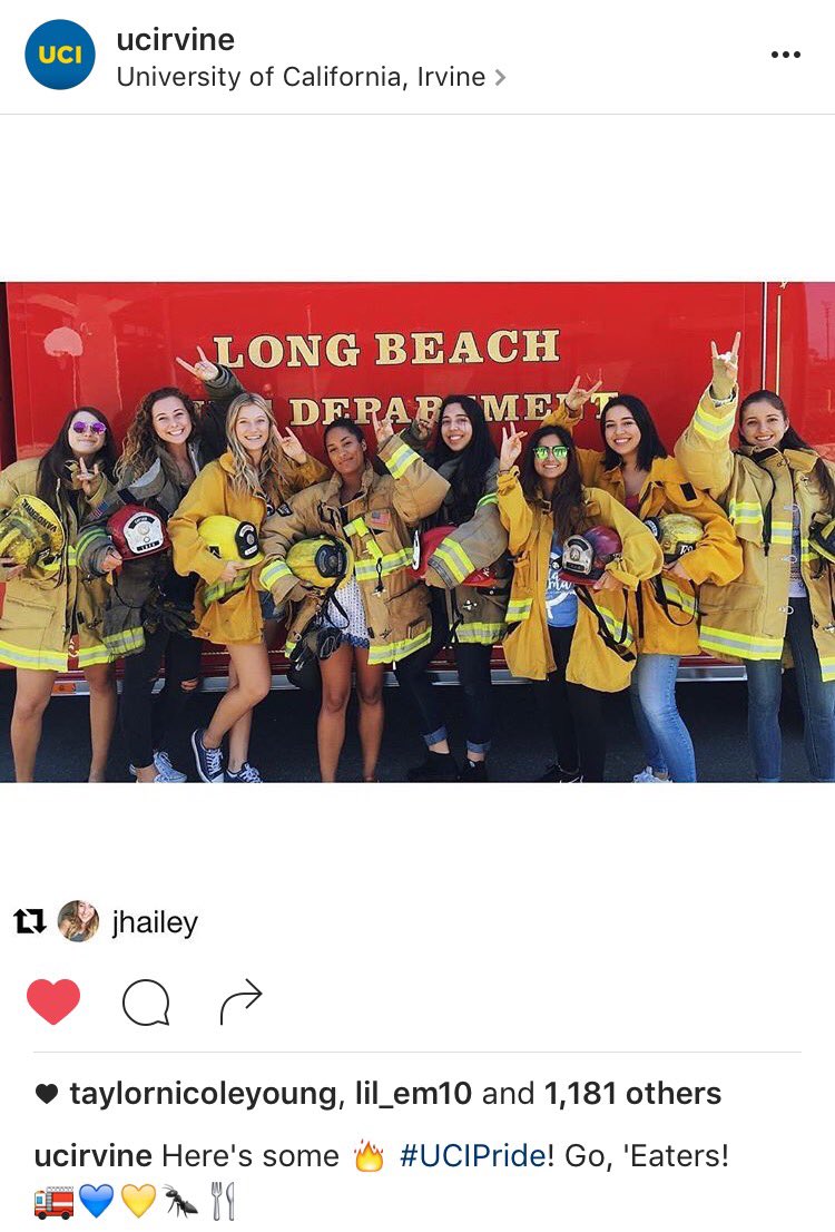 Featured on the UC Irvine Instagram!!❤️ HOLLAA #UCIRVINE #UCIDeltaGamma #DoGoodWeek