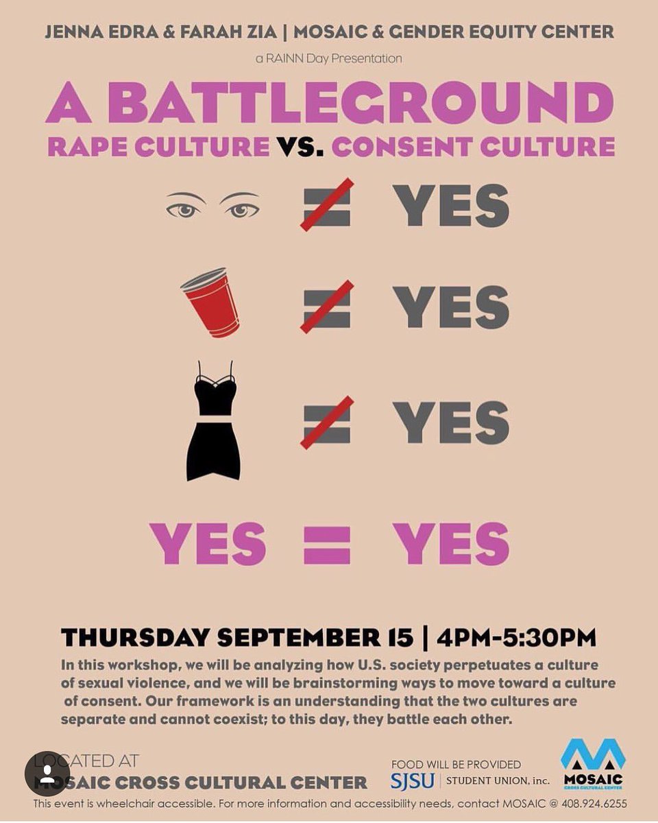 wowsjsu's tweet photo. Come get free pizza, engage in discussion, &amp;learn something new! Hosted by @SJSUmosaic &amp; @sjsuGenEC ! #wowsjsu #sjsu https://t.co/g74tVkkMRr