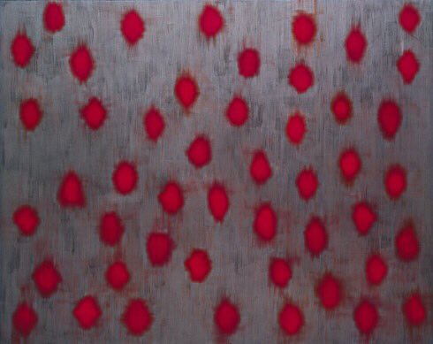 mobozzen's tweet photo. Ross #Bleckner's "Throbbing Hearts" @Guggenheim to celebrate #DotDay #dotday2016 @peterhreynolds @DotClubConnect https://t.co/eCRIKa3NxR