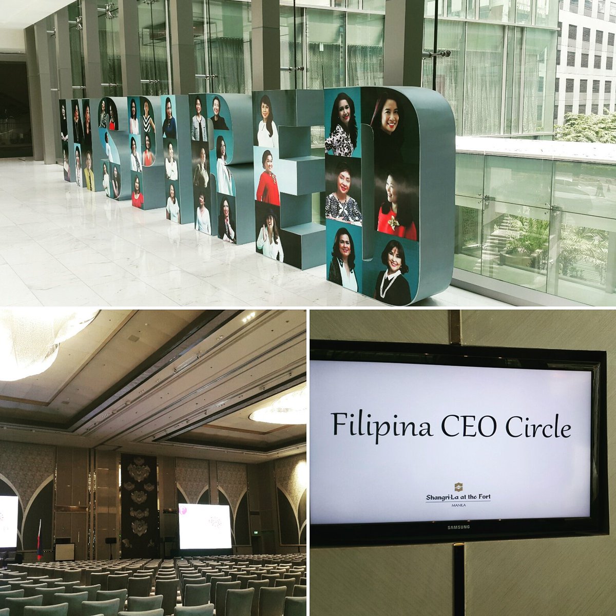 sirjoshuab's tweet photo. The @FilipinaCEO Circle is here at the posh Shangri-La Fort for a day of talks and inspiration!
#fccinspired https://t.co/wNerUEy85X