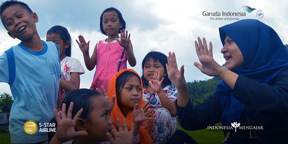 IndonesiaGaruda's tweet photo. Donasi Miles dari #IuranGarudaMiles akan digunakan untuk memberangkatkan Pengajar Muda ke XIII pada November 2016. https://t.co/YzoGxYvAoz
