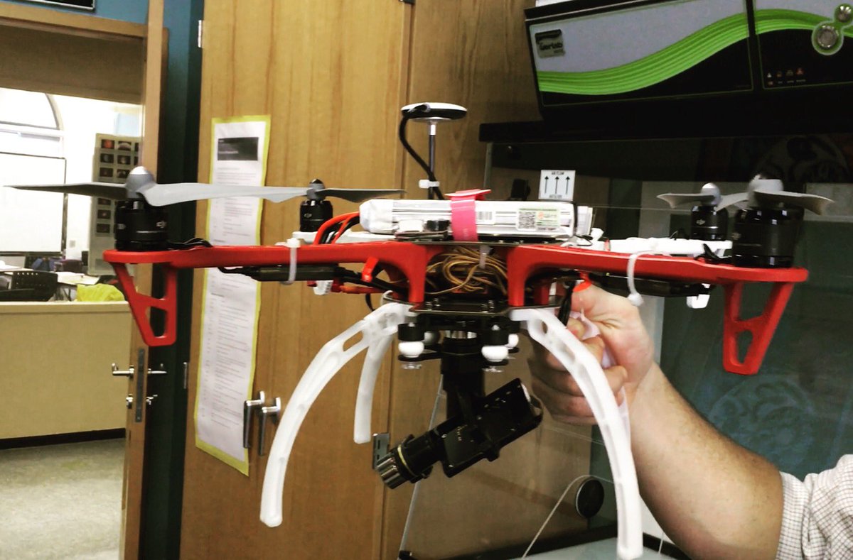 <a href="/jcmutton/">Julian Mutton</a> student designed and built drone with parts sourced fro JJI... Body is 3D printed...