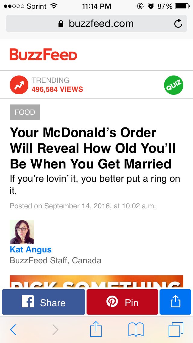 kelcynash's tweet photo. I think the writers at buzzfeed are running out of ideas and getting very desperate for content. https://t.co/NEKalNYSpw