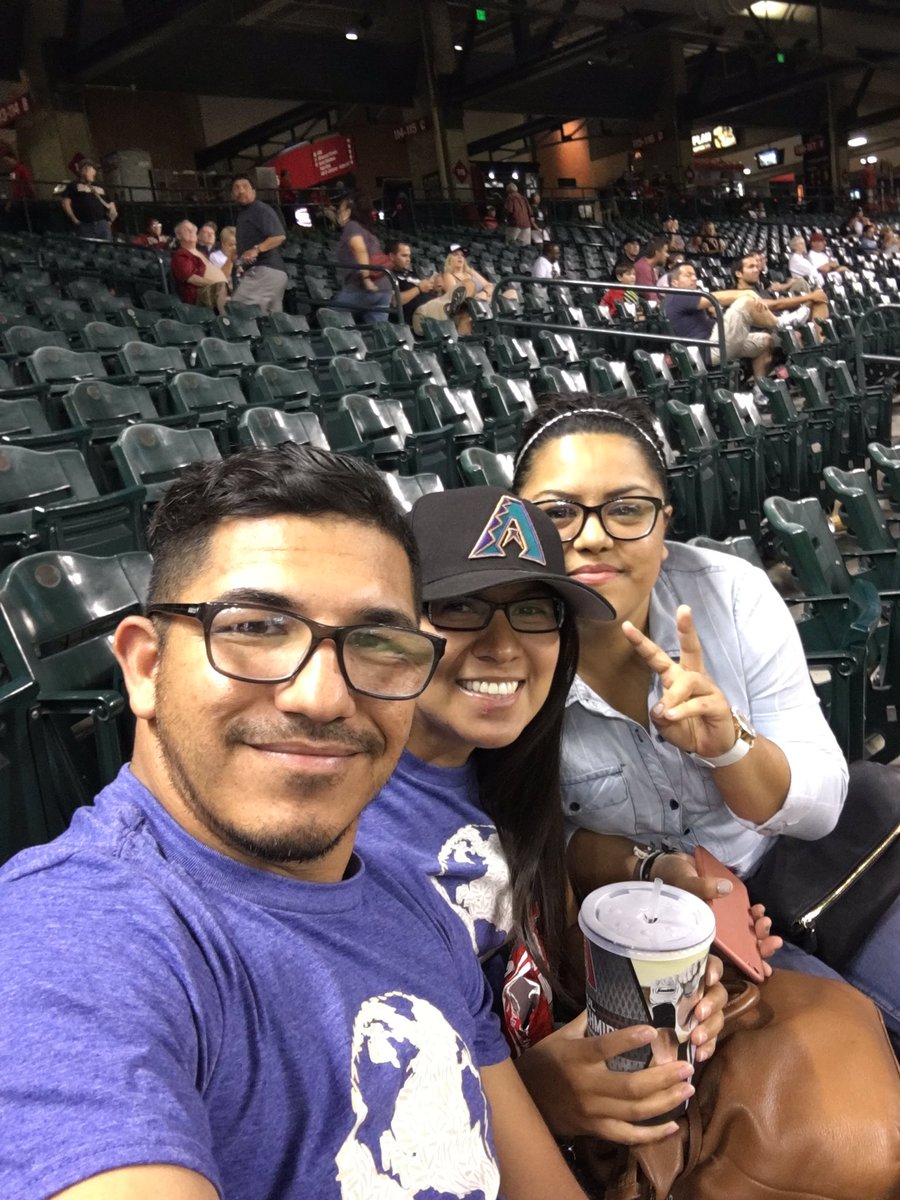 Perryvolution's tweet photo. At the game @Dbacks  #GoDbacks https://t.co/F7KJM59kWY