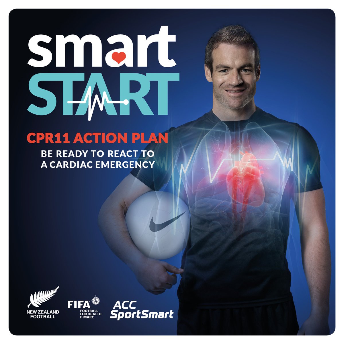 NEWS I Ryan Nelsen supports the <a href="/NZ_Football/">New Zealand Football 🇳🇿</a> Smart Start - AED's in Clubs Programme bit.ly/2cZBsDe