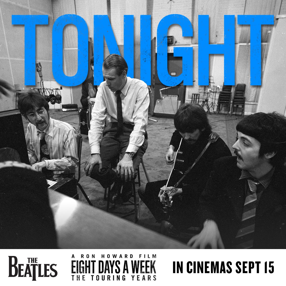 CultureLPool's tweet photo. TONIGHT IS THE NIGHT! The world premier of @thebeatles  right here in Liverpool! 🎤🎬🎸  https://t.co/PQUsZipA5b https://t.co/ZZ8ePRZiwQ