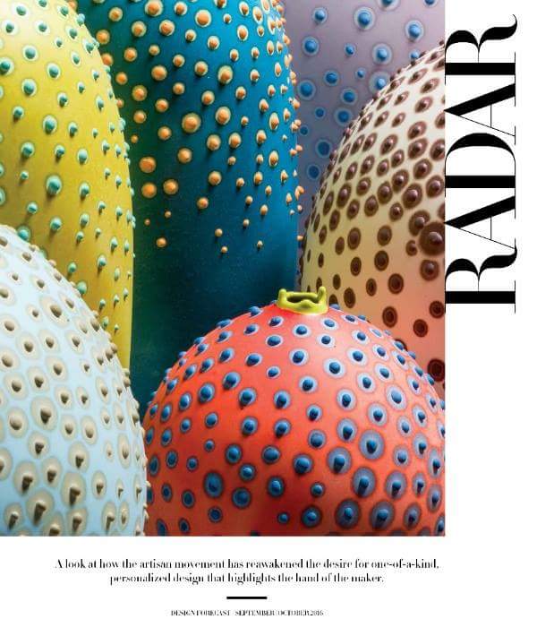 Congrats Elephant Heart jewelry designer &amp; artist Elyse! Ur vases look great on @luxemag RADAR in the Sept/Oct issue