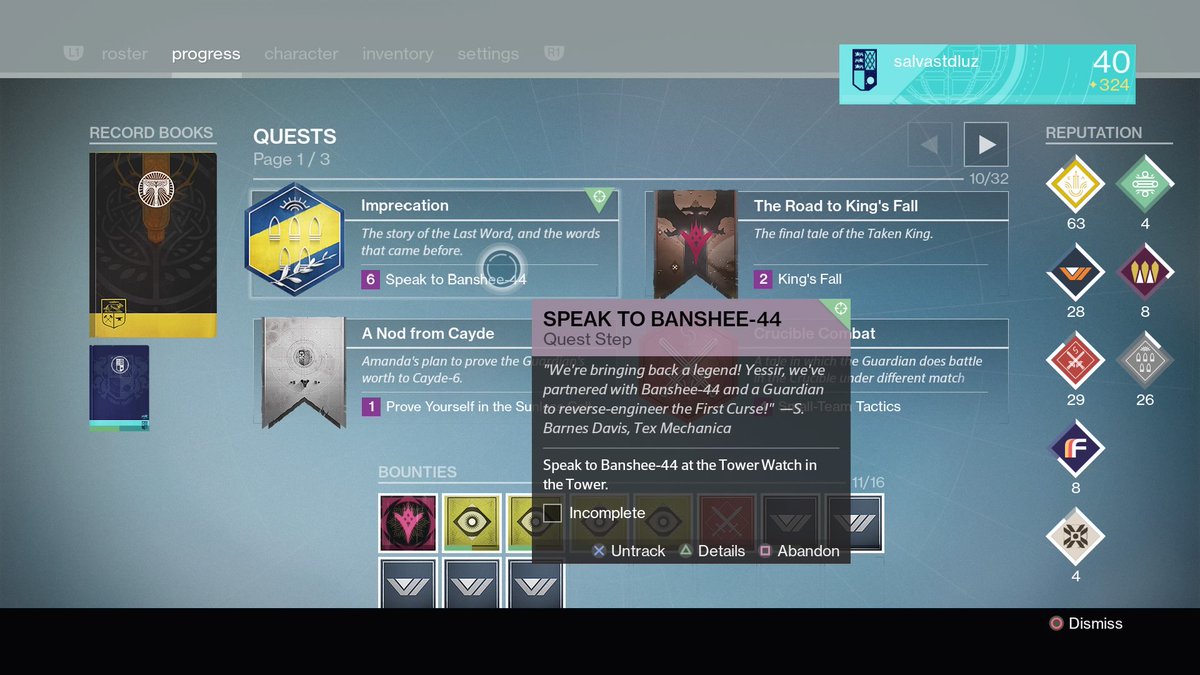SalvastDluz's tweet photo. Finally getting it #THEFIRSTCURSE #destiny #Headshotkillspree @JMPDoubleX #PS4share https://t.co/ooBoHrME41