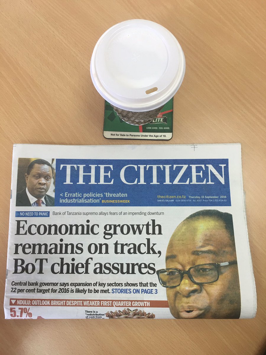 Zenamaajar's tweet photo. Good morning #startingtheday #PRlady #morningpapers #lifestyleblogger #mintandtea.com #DarEsSalaam https://t.co/2jtlHEkl5e