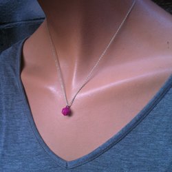 Great for Autumn this ball knot necklace gives a pow of colour for your outfit. buff.ly/2cFWZ4y