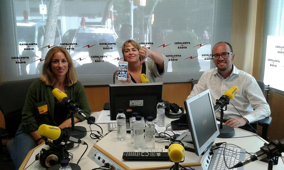 A punt <a href="/david_font/">David Font i Simon</a> i Mònica Vallejo de l'<a href="/HOSTALGRAU/">Hostal Grau Bcn</a>