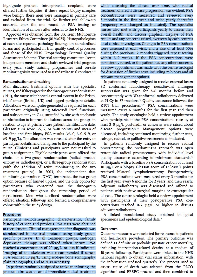 uretericbud's tweet photo. #ProtectT: Active Monitoring only c PSA (no re-biopsy) This applied to 23% with >Gl6. https://t.co/RqyN5otLwg #urojc https://t.co/mBmzzV2sA5