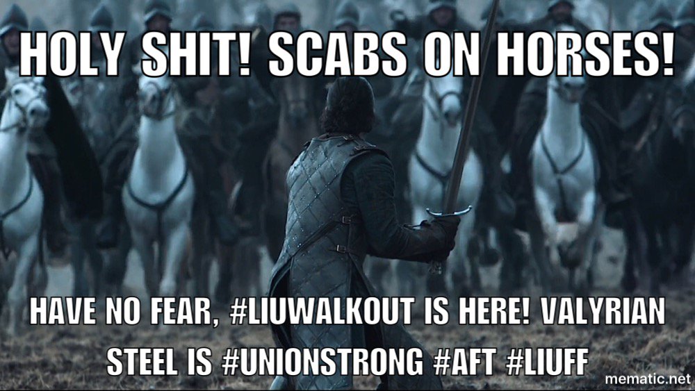 HalbertBarton's tweet photo. The Battle of Brooklyn #LIUlockout 9/2/16-9/15/16 is over!  #LIUWalkout + #LIUFF = Solidarity Forever ❤️📚❤️ https://t.co/qPzh4FsoXb