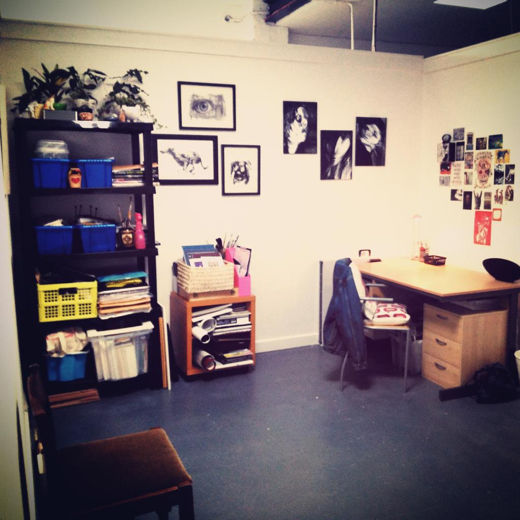 Moved to a new studio <a href="/manystudios/">Many Studios</a> Great place with lots of talented tenants. #Glasgow #east #art #studio #creative