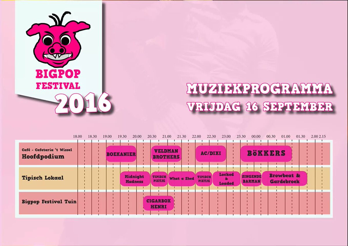 ACDixi's tweet photo. Morgen spelen wij vanaf 22:00 uur op mooiste festival van Oosterwolde; @bigpop ! Wie is er nog meer bij? Bigpop https://t.co/G65ZW4Xyr9