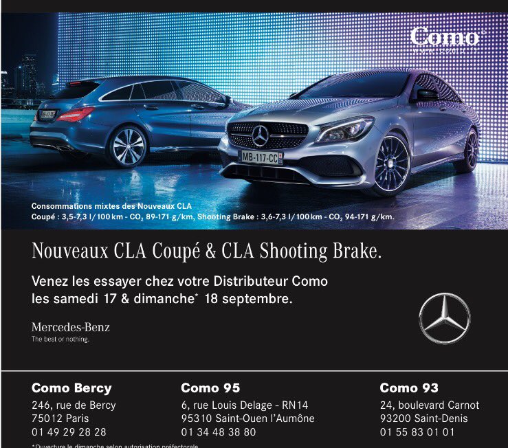 ComoMercedesAMG's tweet photo. Journées portes ouvertes ce week-end #comobercy #como95 #como93 #mercedesbenz https://t.co/ASQDNO3zH6