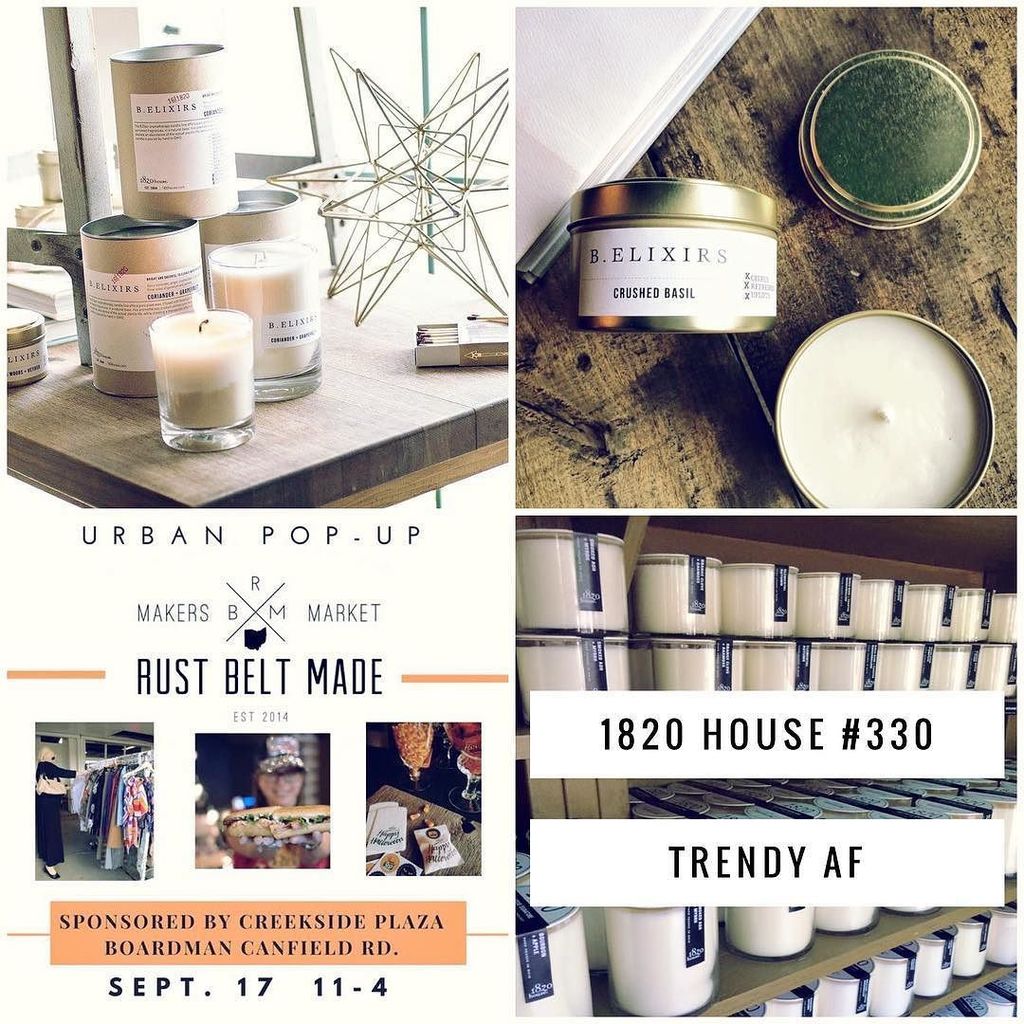 RustBeltMade's tweet photo. Almost Autumn = get more candles! Get some @1820house candles this Saturday 17th at the Cr… https://t.co/GiLuhzTxaW https://t.co/P1dv26zzRo