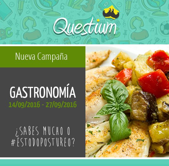 MasterDGrupo's tweet photo. Nuevas campañas en nuestra app de #Questium #Gastronomía https://t.co/QjiJAhpovQ