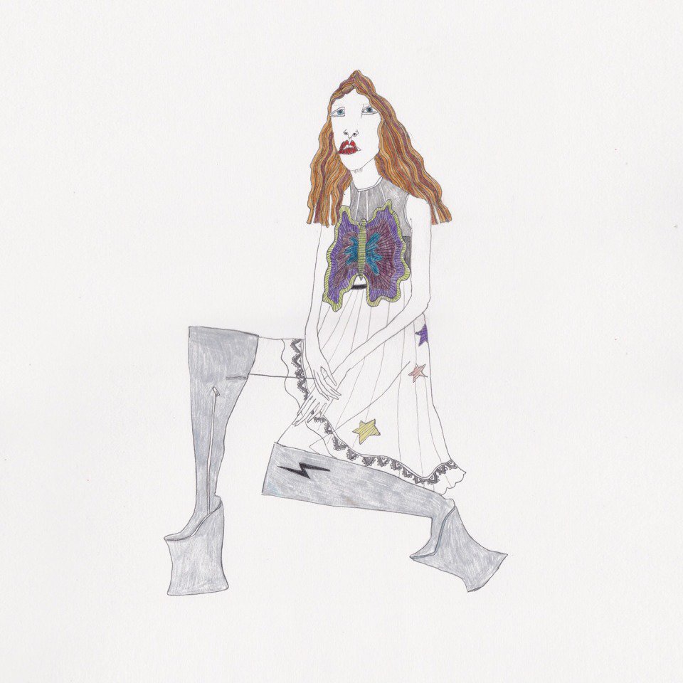 SHOWstudio's tweet photo. #StyleShootDraw: A life drawing class with a difference. Molly Bair illustrated by #FridaWannerberger. https://t.co/XtvqOjGCuM