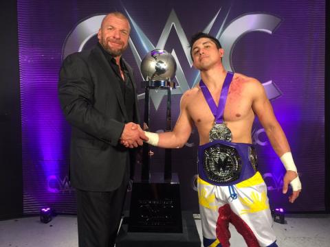 emosirc's tweet photo. . congrats TJP #CWC #cruiserweightchampion 
#mabuhay https://t.co/INrlOwhYHV
