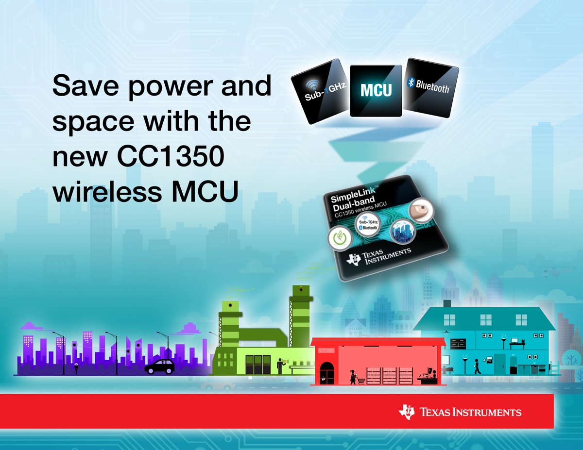 futuranet_it's tweet photo. #CC1350 MCU wireless dual-band Sub-1 GHz e #BLE con consumi ultrabassi da @TXInstrumentsEU https://t.co/wysN85hNMn https://t.co/eYB1f6iStP