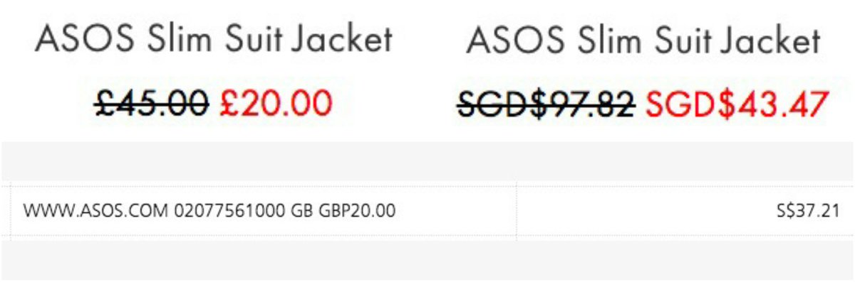 sadikin's tweet photo. ... And that's why you should always check out in GBP instead of SGD ☝ #ASOShack #win #bestdeal https://t.co/7B6xQd6pJm