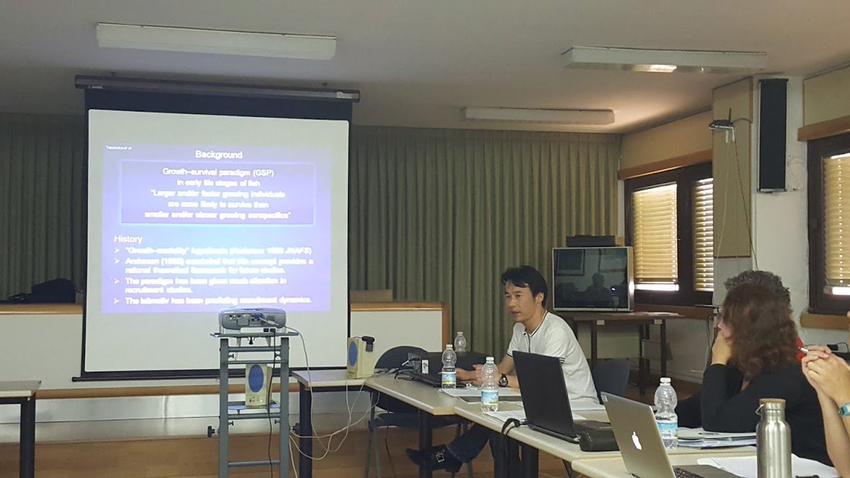 <a href="/ecolatun/">@ecolatun</a> was glad to had Prof. Akinori Takasuka cse.fra.affrc.go.jp/takasuka/gsp/ participating in the kick off meeting