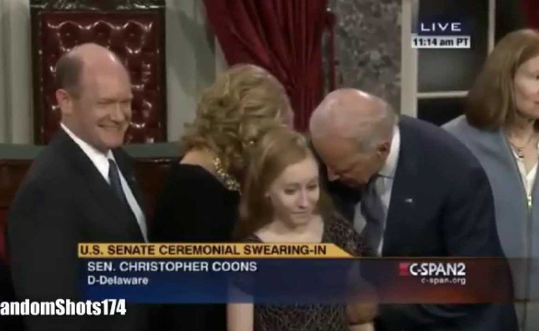 Pedophile Joe Biden tells 13 year old girl how horny he is VIDEO