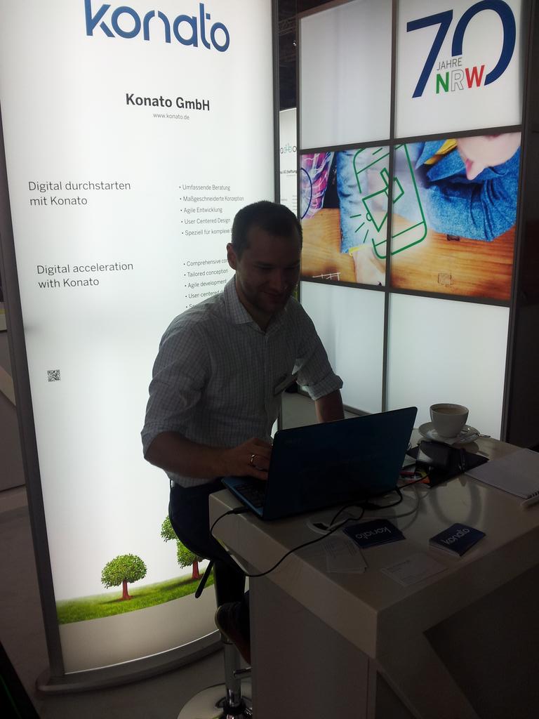 Zweiter Tag #dmexco #dmexco2016. Erstmal Kaffee, dann gehts los am #dwnrw Stand. Kommt gerne vorbei